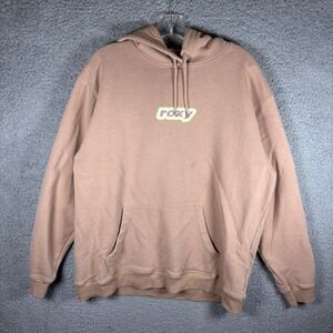 Vintage Roxy Kelia Hoodie Pullover 2 Sided Logo Y2K Womens Size M/L